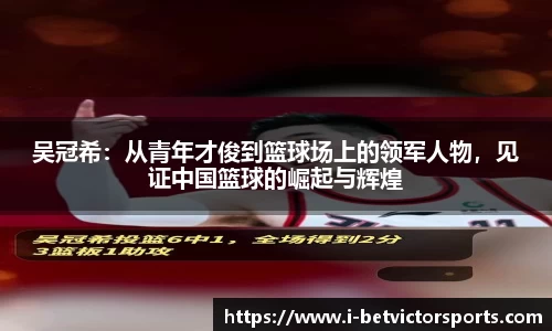 吴冠希：从青年才俊到篮球场上的领军人物，见证中国篮球的崛起与辉煌